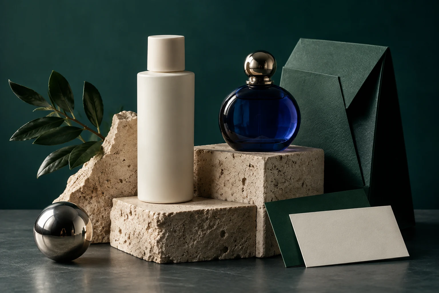 Art-directed product photography and coordinated brand materials